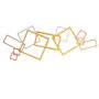 Wallity APT753LAGB Accesorio Decorativo de Pared de Metal en Oro, Plata y Cobre